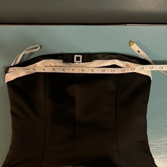 Scott McClintock Y2K strapless color block formal dress - Picture 8 of 9